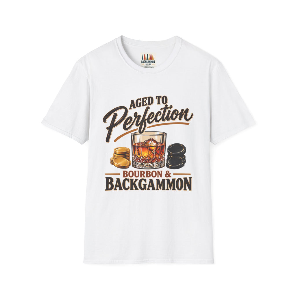Aged to Perfection – Bourbon & Backgammon T-Shirt