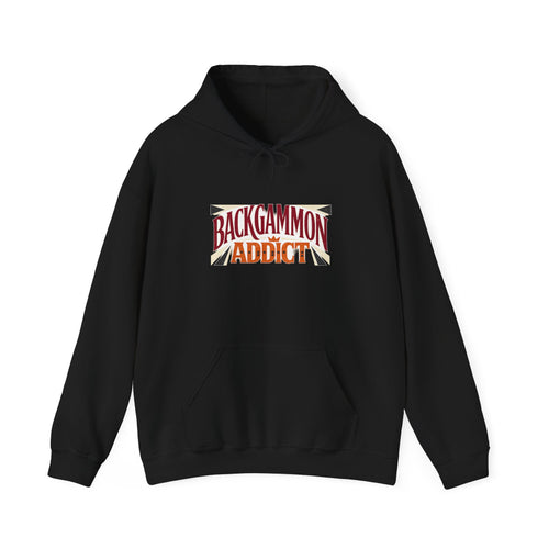 Backgammon Addict Hoodie — Graphic Backgammon Player Pullover