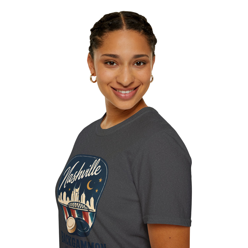 Nashville and Backgammon 2 T-Shirt — "Always a Good Idea" Vintage City Game Tee