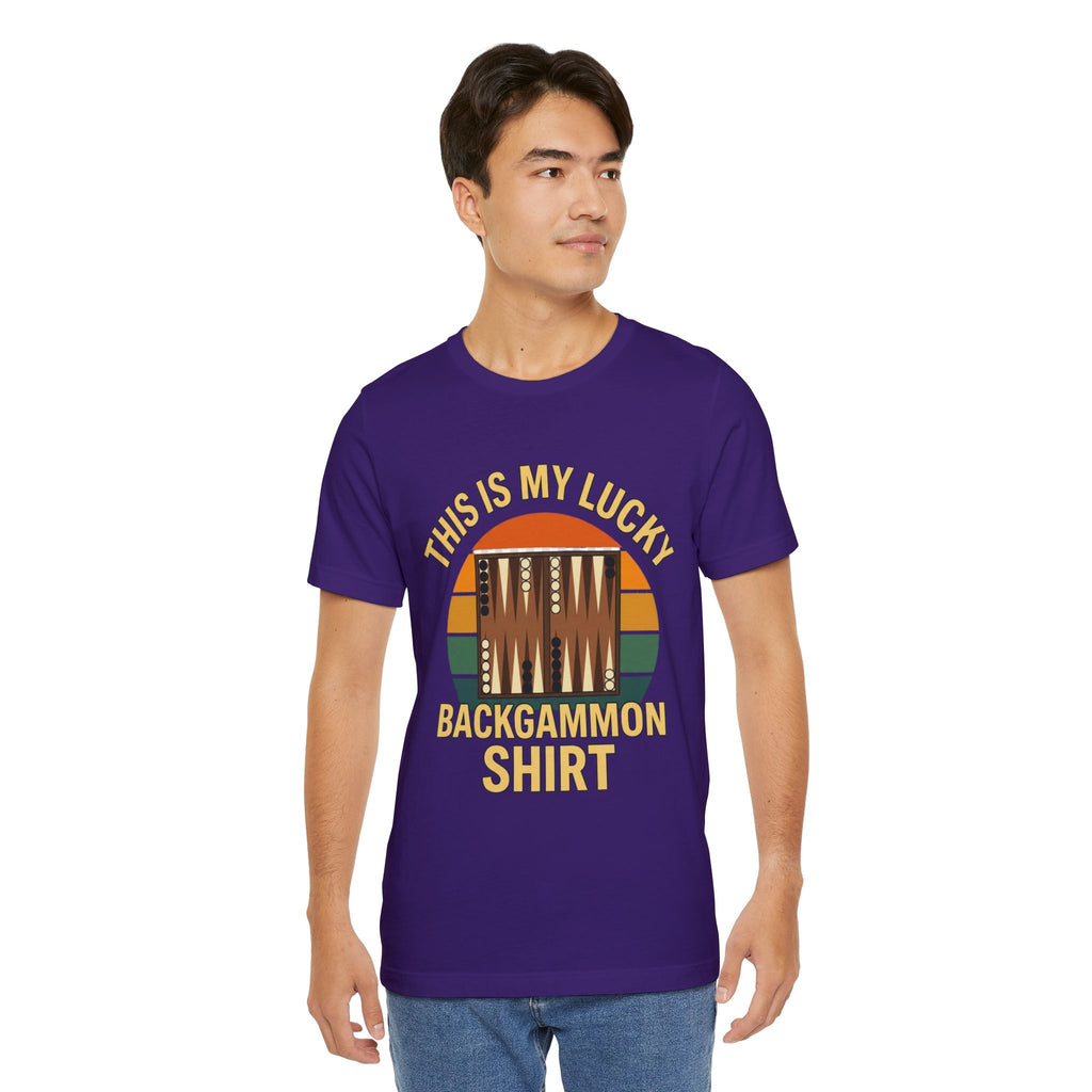 This Is My Lucky Backgammon Shirt Unisex Jersey T-shirt