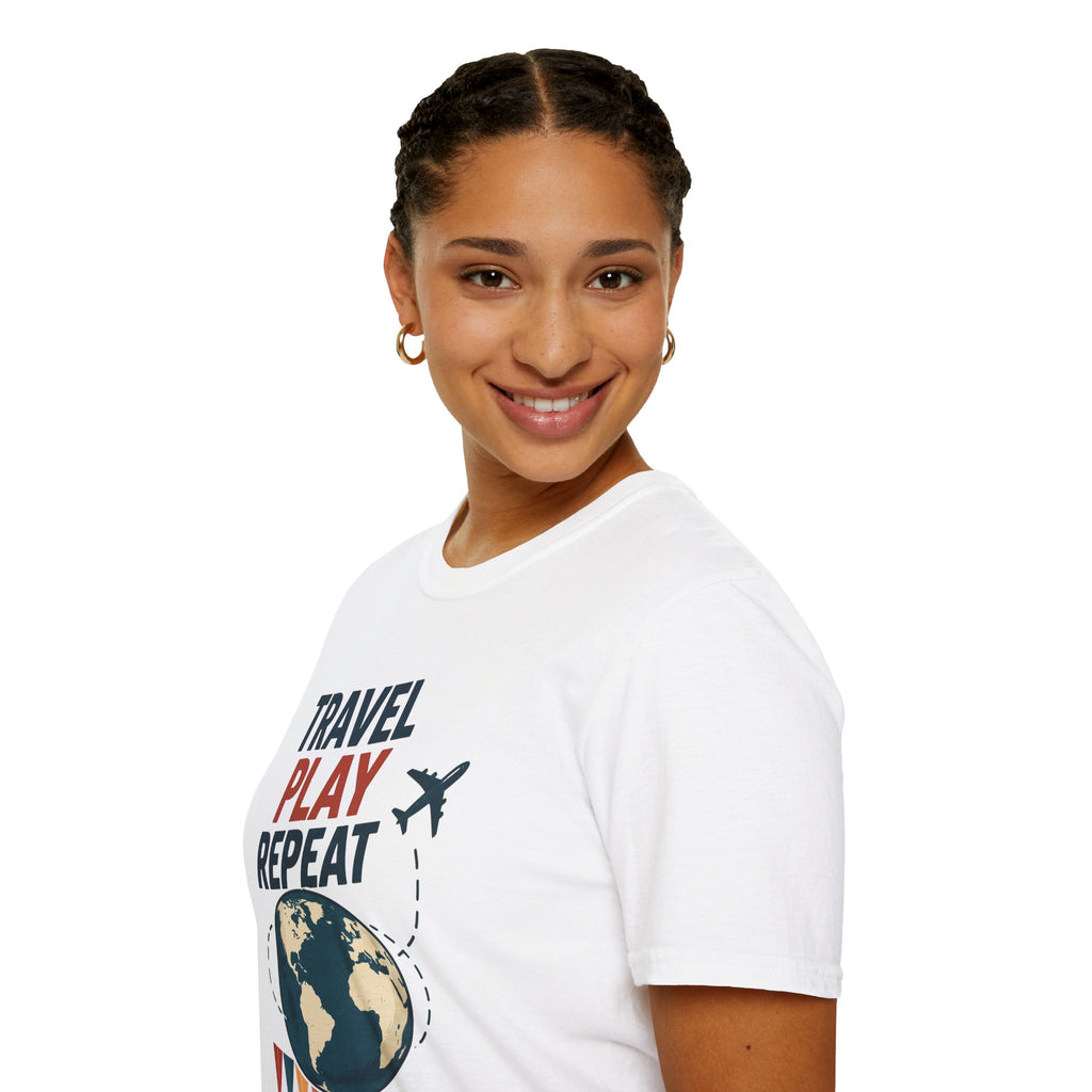Travel Play Repeat T-Shirt – Backgammon