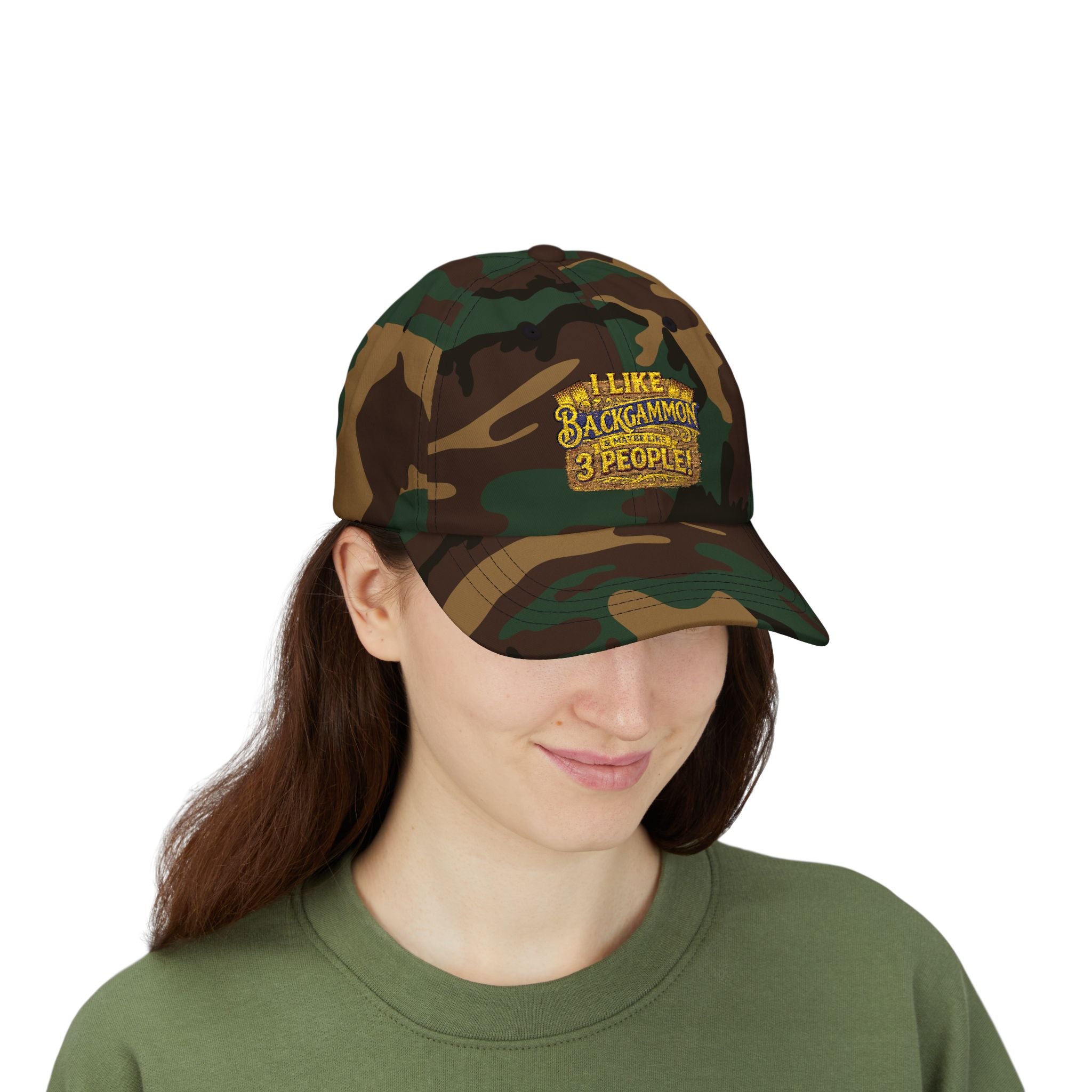 I Like Backgammon & Maybe Like 3 People Dad Cap