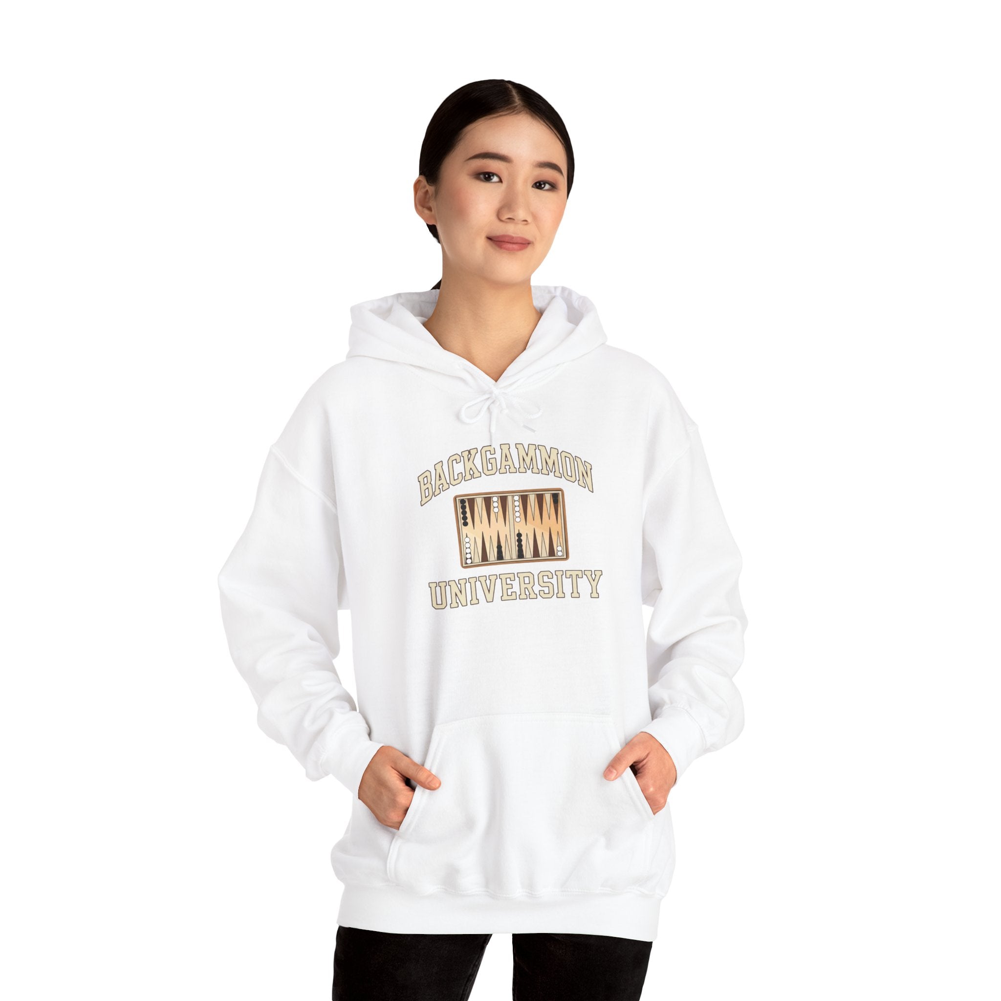 Backgammon University 2 Unisex Heavy Blend™ Hooded Sweatshirt