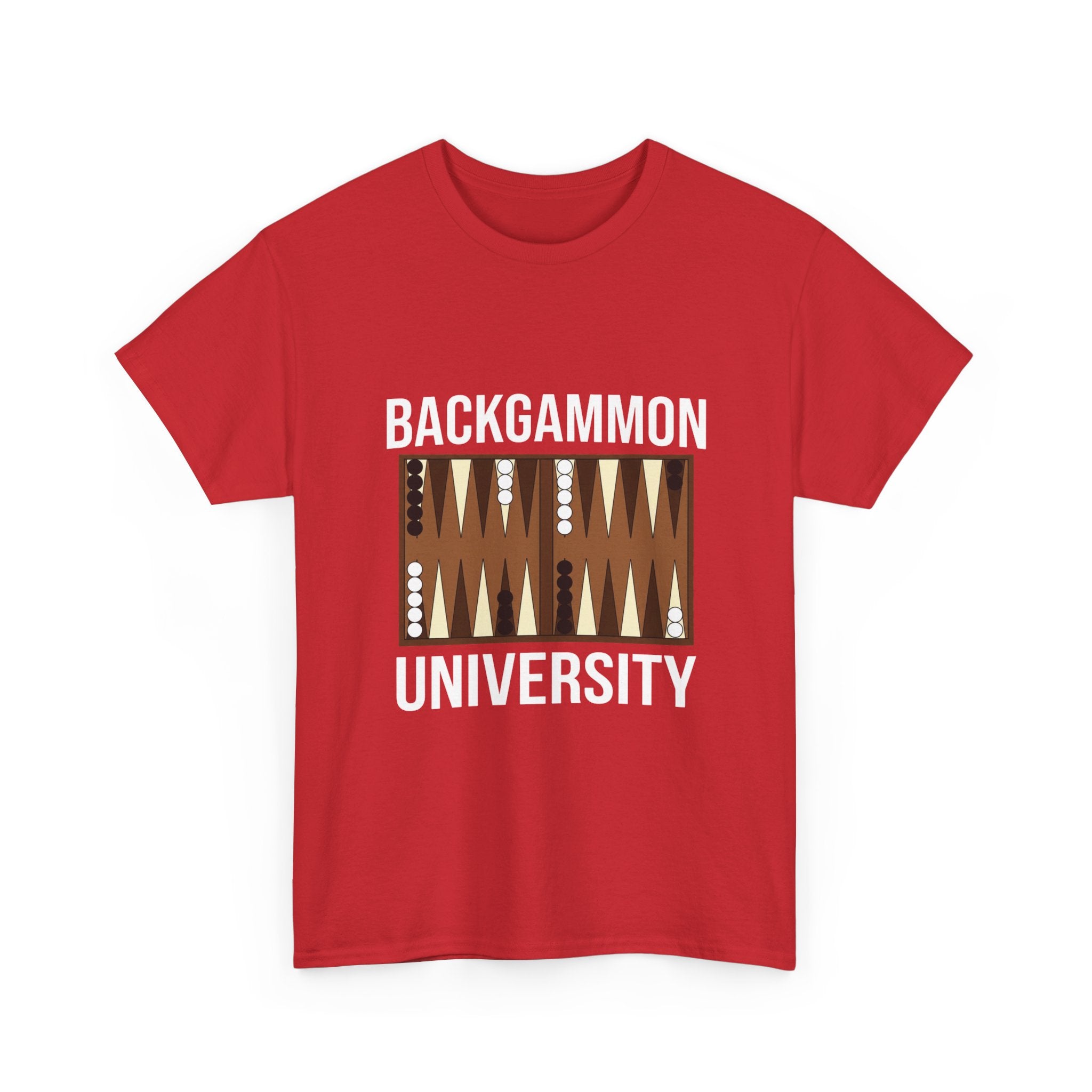 Backgammon University T-Shirt | Retro Game Pattern Tee