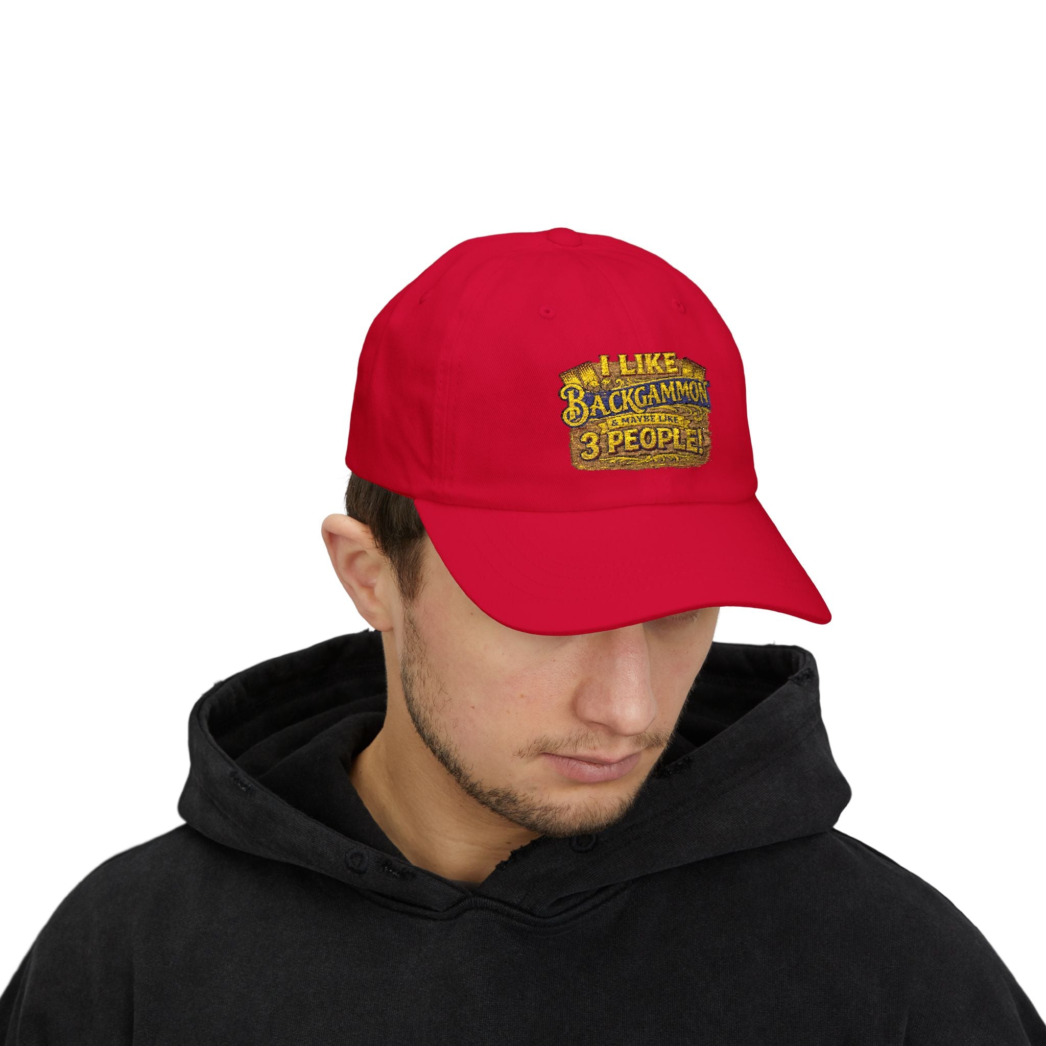 I Like Backgammon & Maybe Like 3 People Dad Cap
