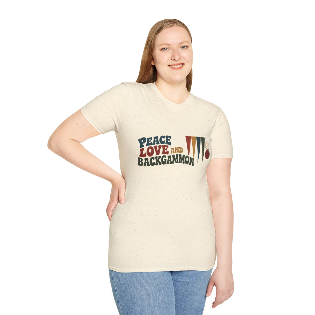 Peace, Love and Backgammon T-Shirt
