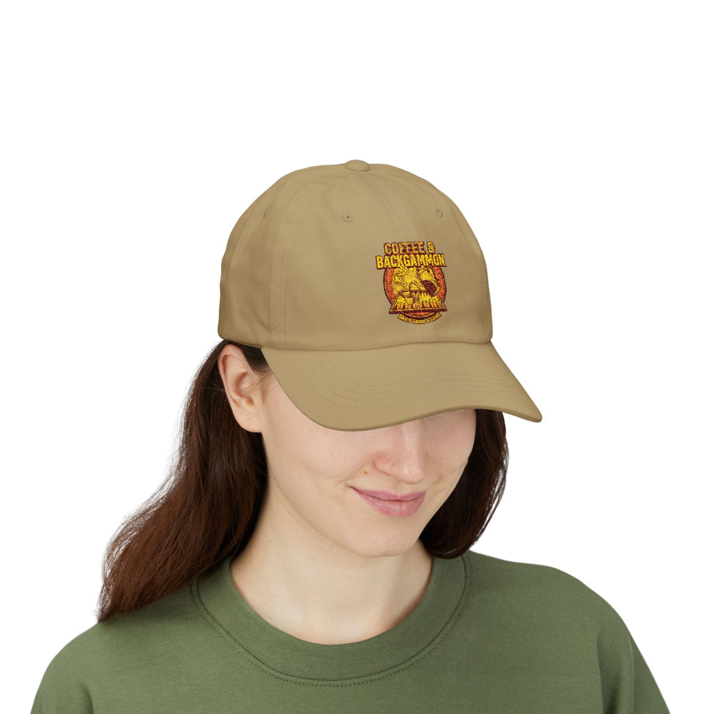 Coffee & Backgammon Cap — Vintage Logo Hat