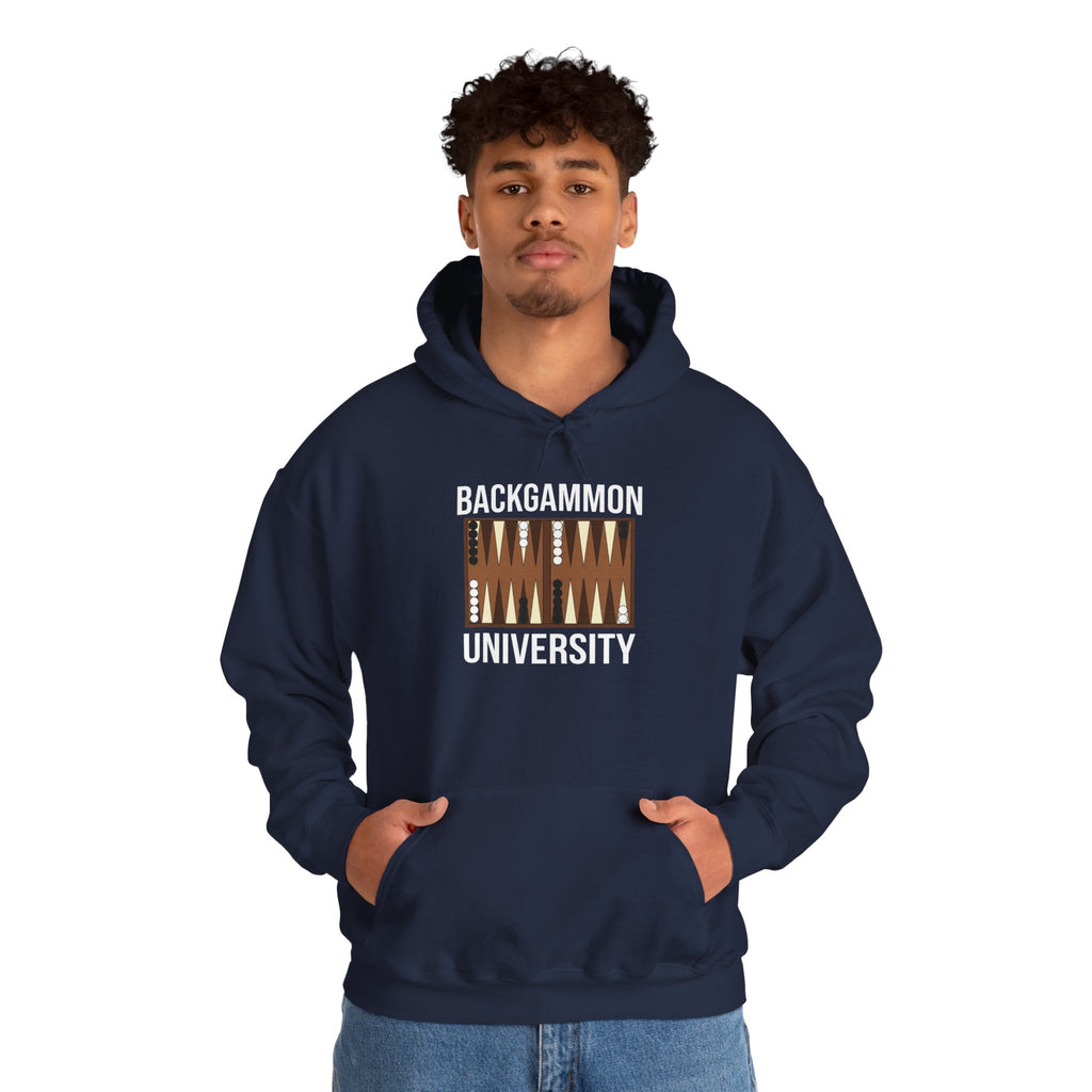 Backgammon University Unisex Heavy Blend™ Hooded Sweatshirt