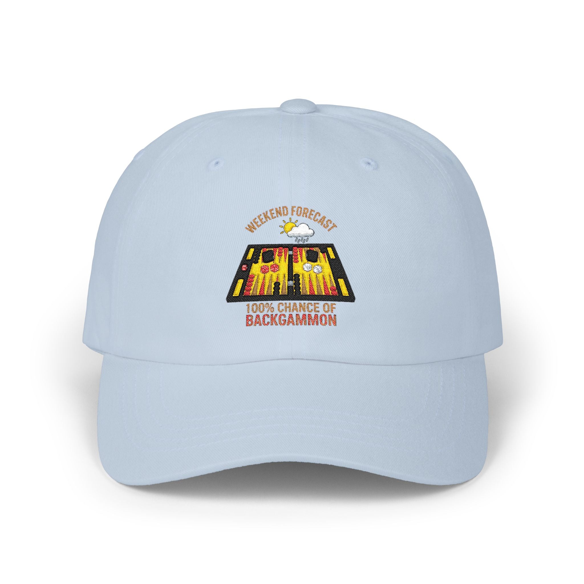 Weekend Forecast: 100% Chance of Backgammon Embroidered Hat