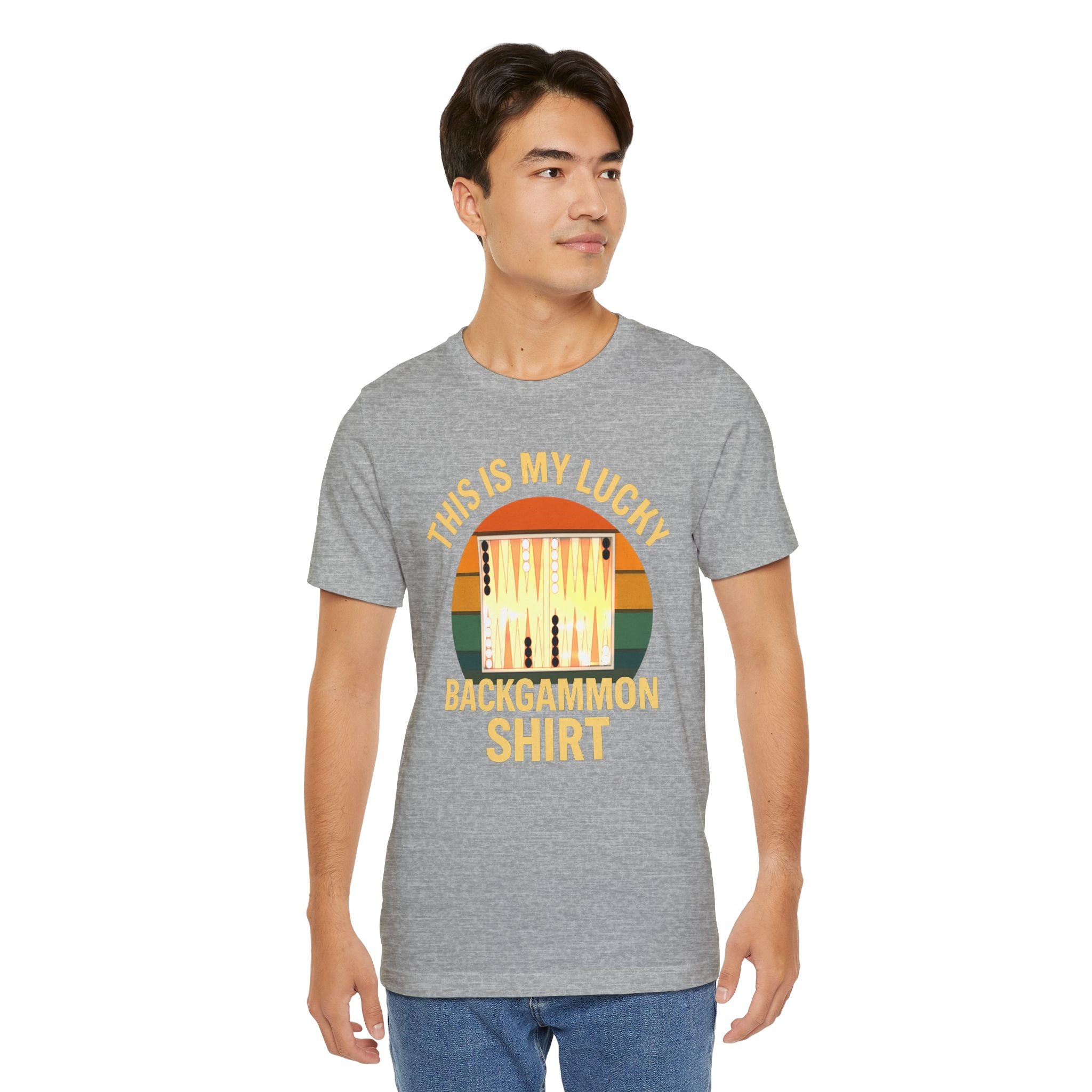 This Is My Lucky Backgammon Shirt 2 Unisex Jersey T-Shirt