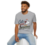 Cats, Wine & Backgammon T-Shirt — Funny Cat Lover Graphic Tee