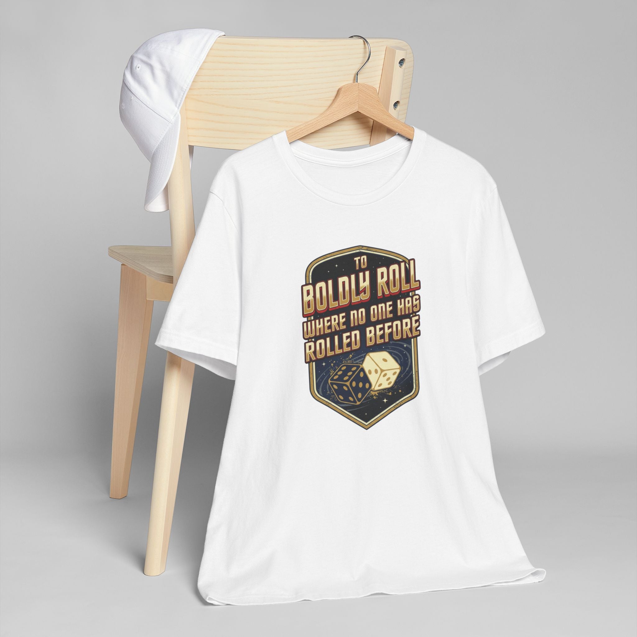To Boldly Roll Where No One Has Rolled Before Unisex Jersey T-Shirt