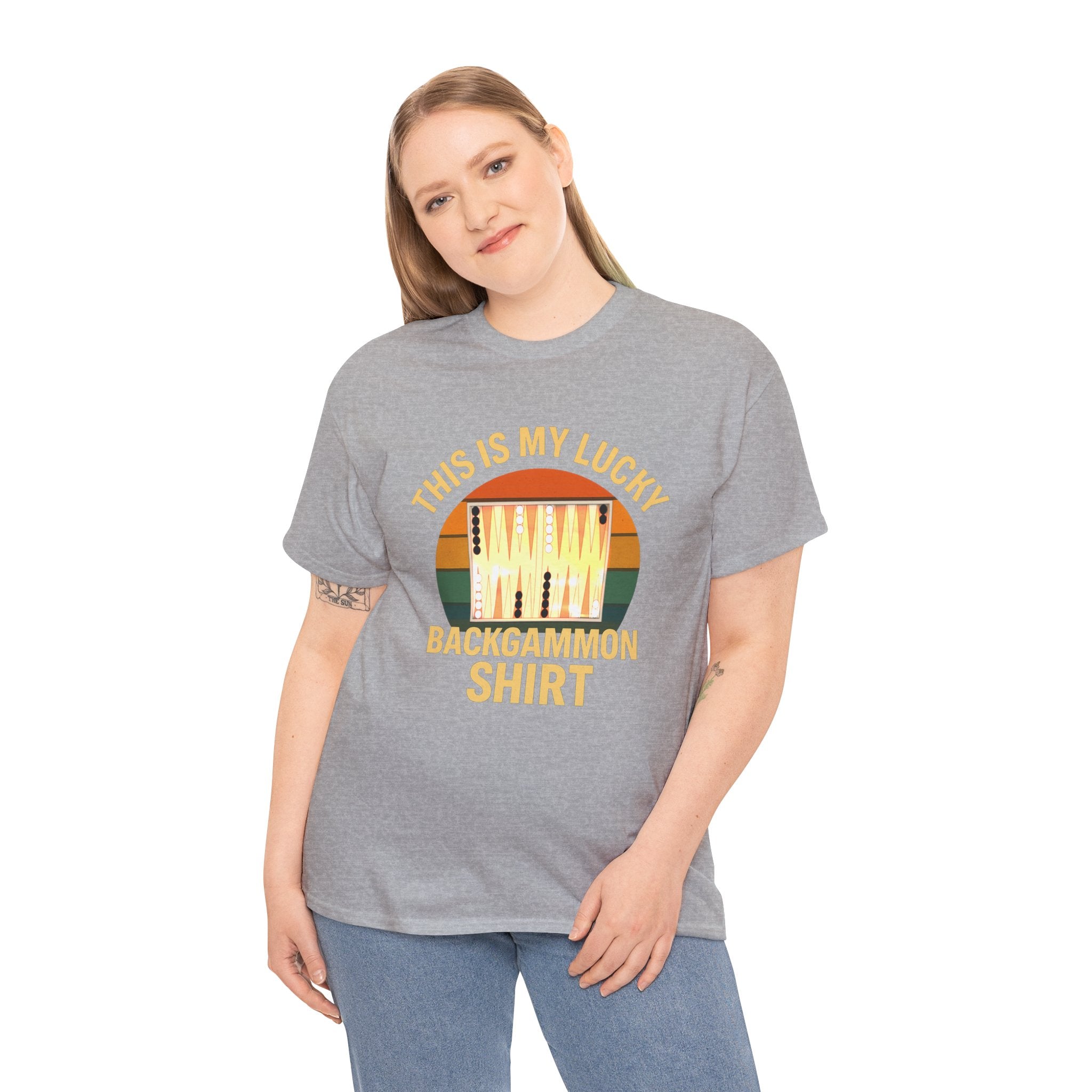 This Is My Lucky Backgammon Shirt Tee — Retro Backgammon Player T-Shirt
