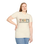 That's Backgammon 2 T-Shirt — Retro Typography Board Game Tee