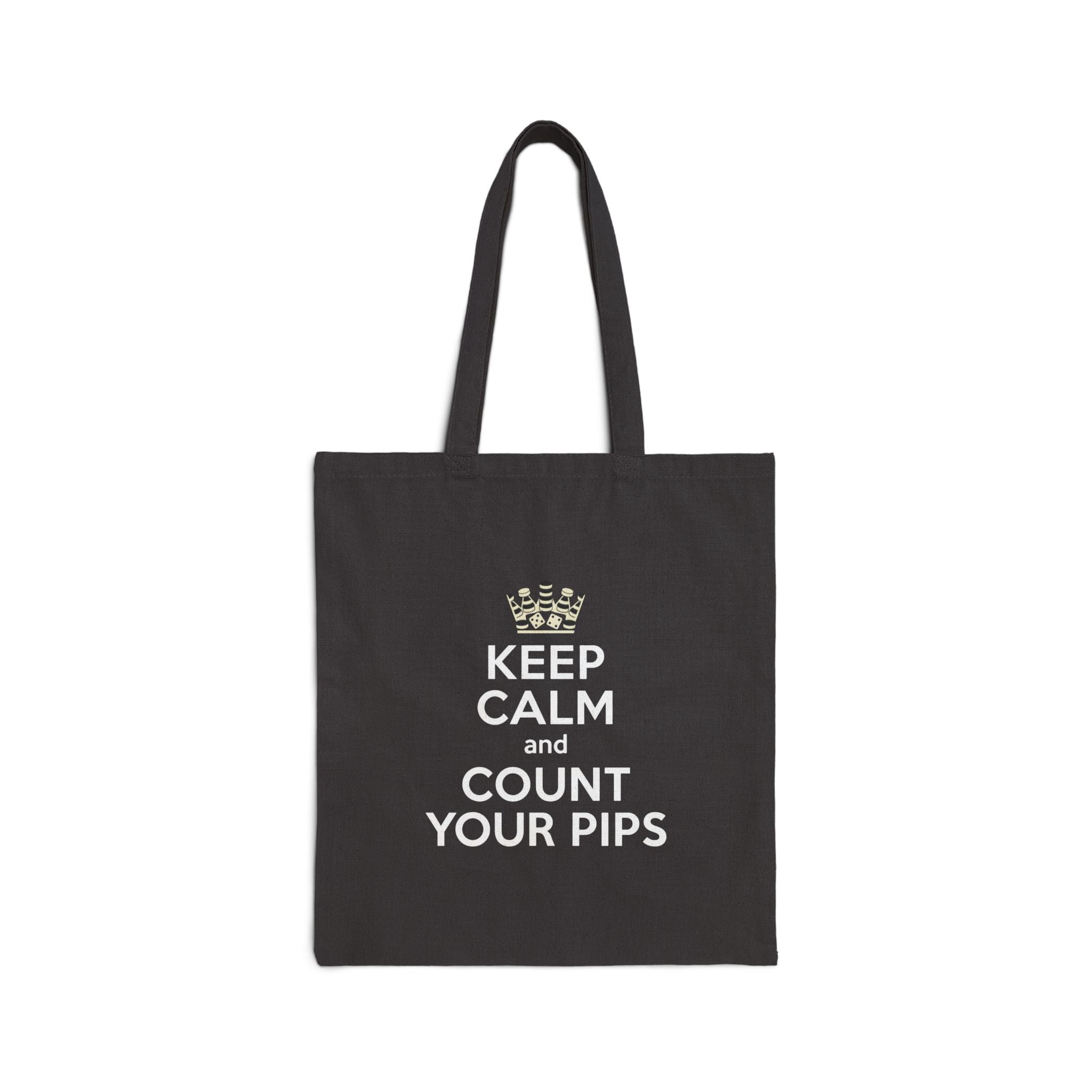 Keep Calm and Count Your Pips Canvas Tote Bag
