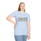 That's Backgammon 2 T-Shirt — Retro Typography Board Game Tee