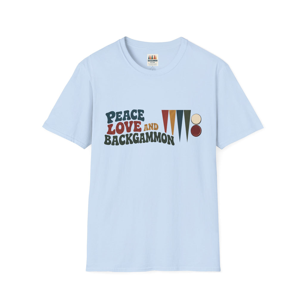 Peace, Love and Backgammon T-Shirt