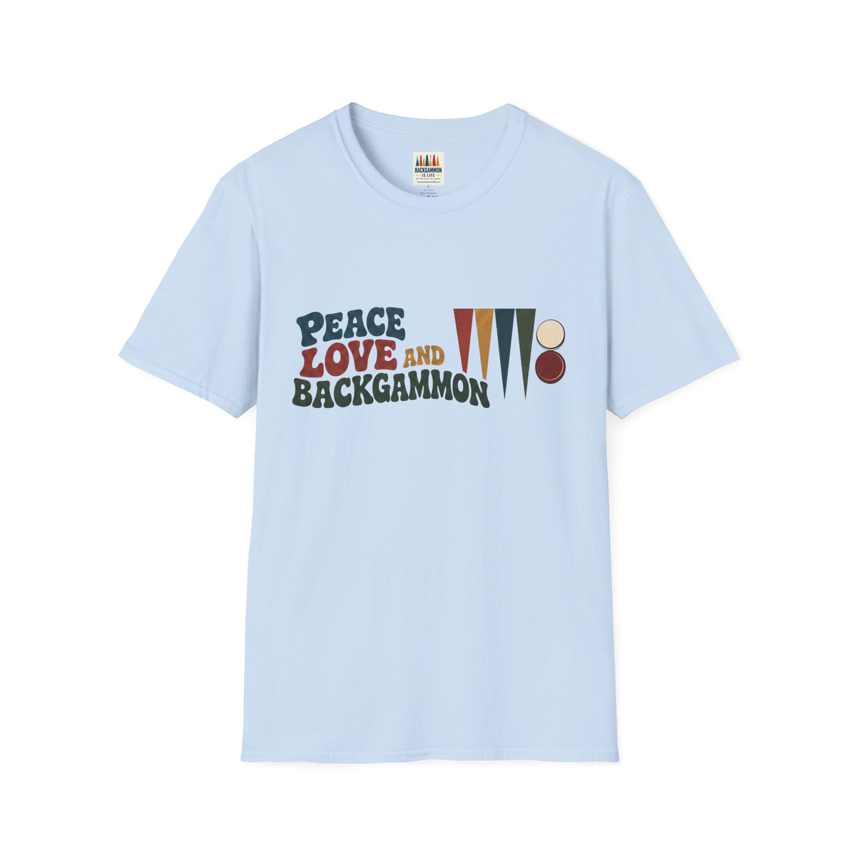 Peace, Love and Backgammon T-Shirt