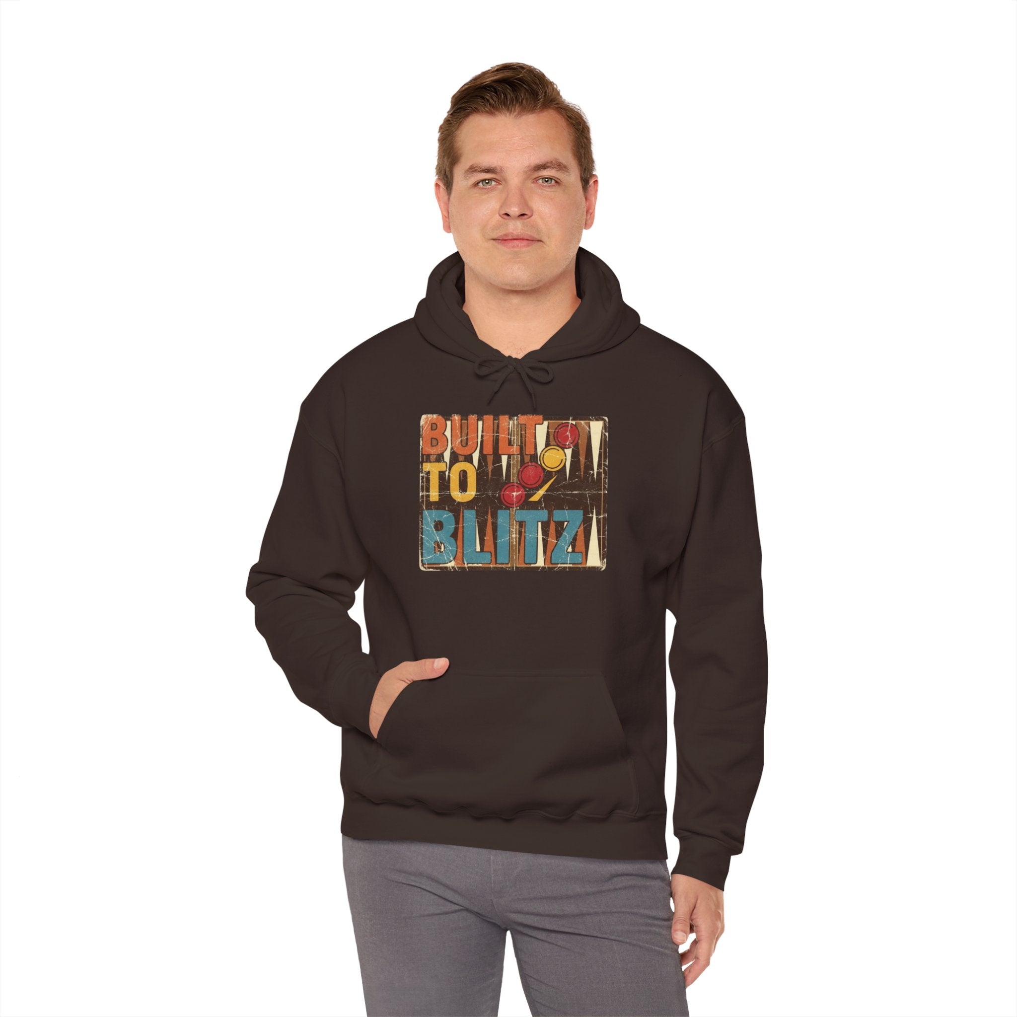 Built To Blitz Unisex Heavy Blend™ Hooded Sweatshirt