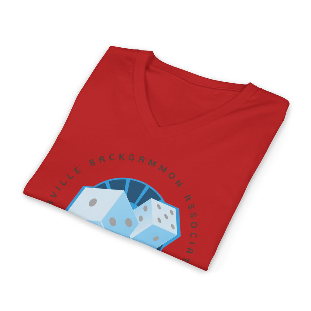 Nashville Backgammon Association "Let's Roll" V-Neck Tee