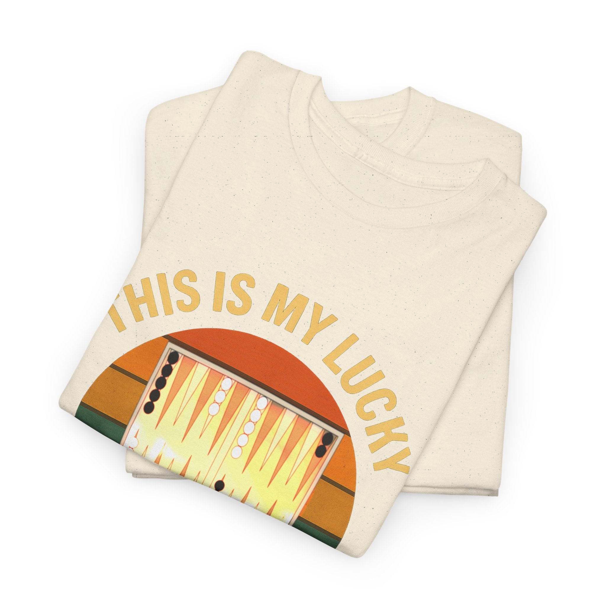 This Is My Lucky Backgammon Shirt Tee — Retro Backgammon Player T-Shirt