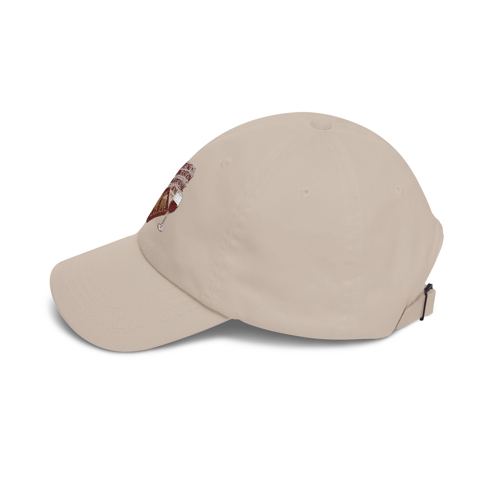 Everything In Moderation Except Backgammon And Wine Embroidered Baseball Hat