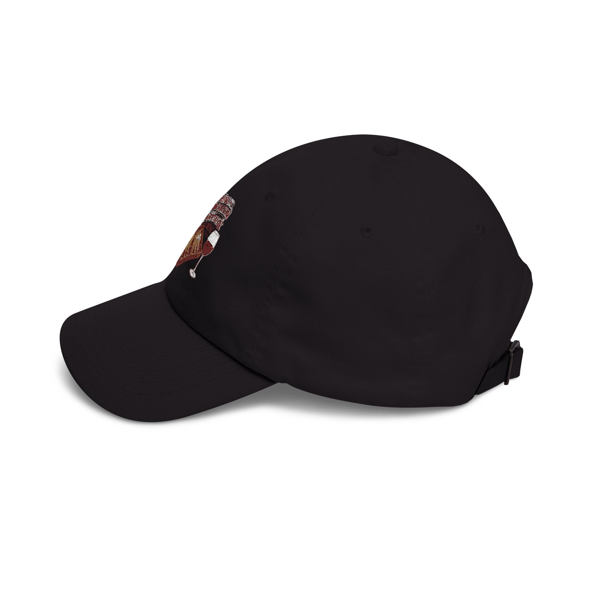 Everything In Moderation Except Backgammon And Wine Embroidered Baseball Hat