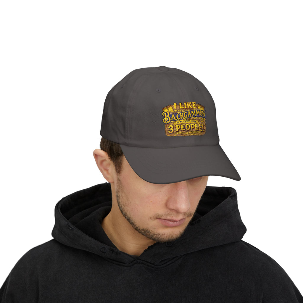 I Like Backgammon & Maybe Like 3 People Dad Cap
