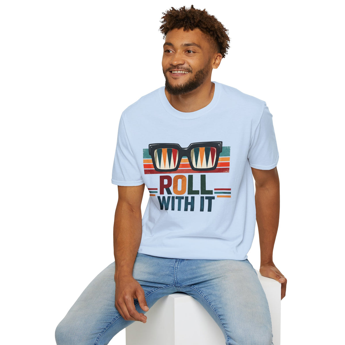 Roll with it 2 T-Shirt — Retro Summer Vibes Graphic Tee