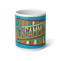 Backgammon Retro Jumbo Mug, 20oz