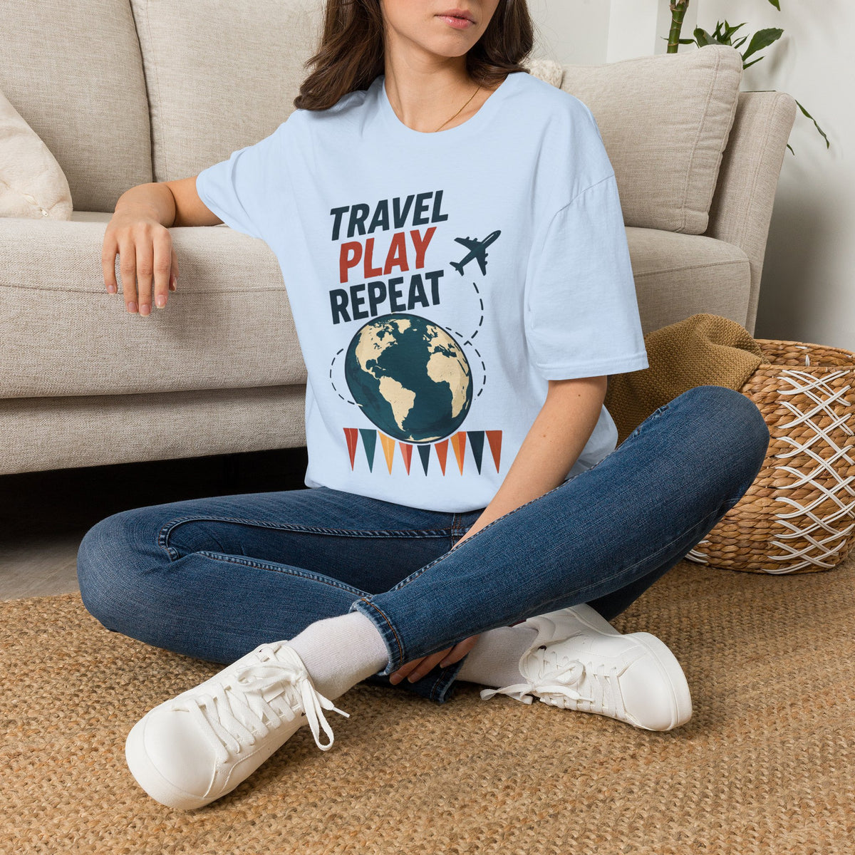 Travel Play Repeat T-Shirt – Backgammon