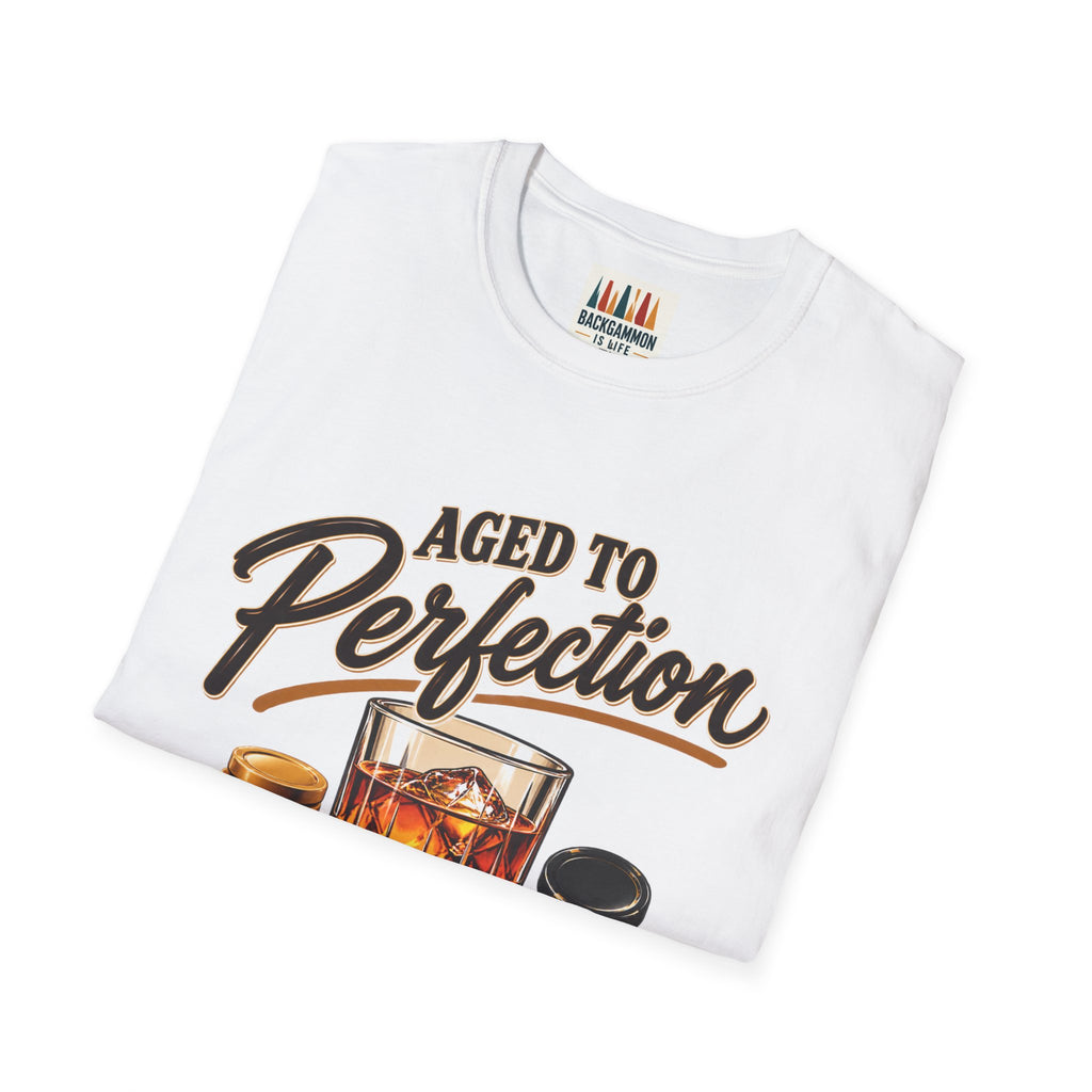 Aged to Perfection – Bourbon & Backgammon T-Shirt