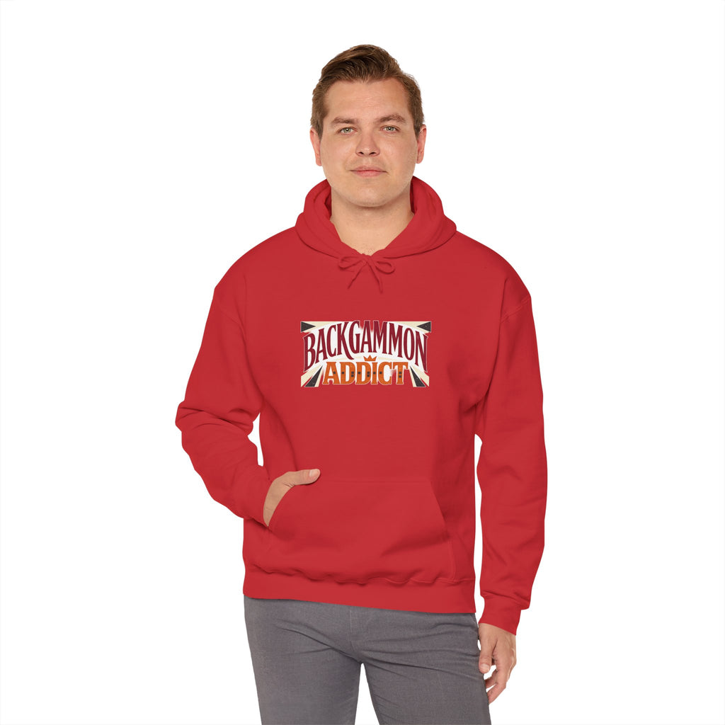 Backgammon Addict Hoodie — Graphic Backgammon Player Pullover