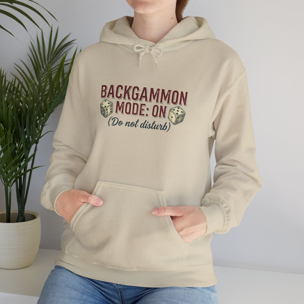 Backgammon Mode: On. Do Not Disturb Unisex Heavy Blend™ Hooded Sweatshirt