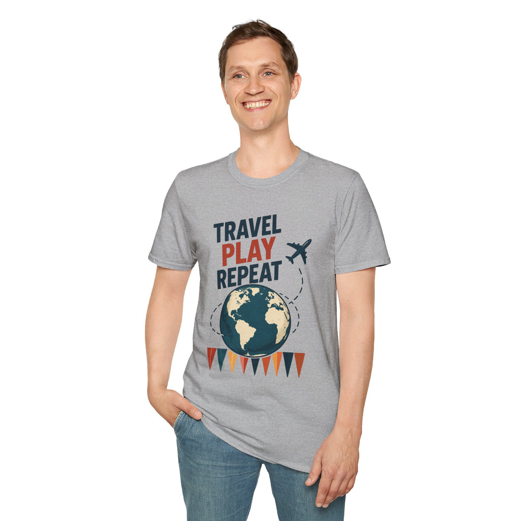 Travel Play Repeat T-Shirt – Backgammon