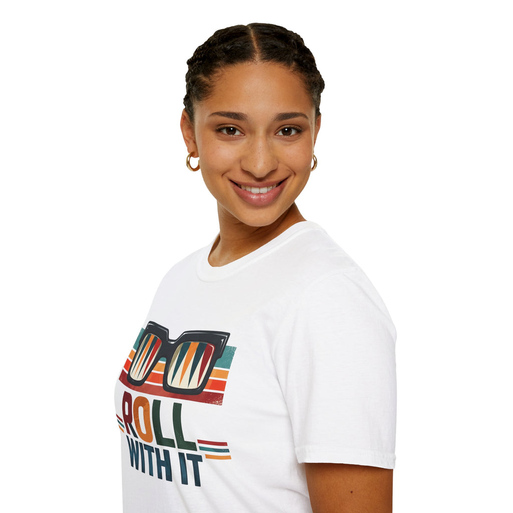 Roll with it 2 T-Shirt — Retro Summer Vibes Graphic Tee
