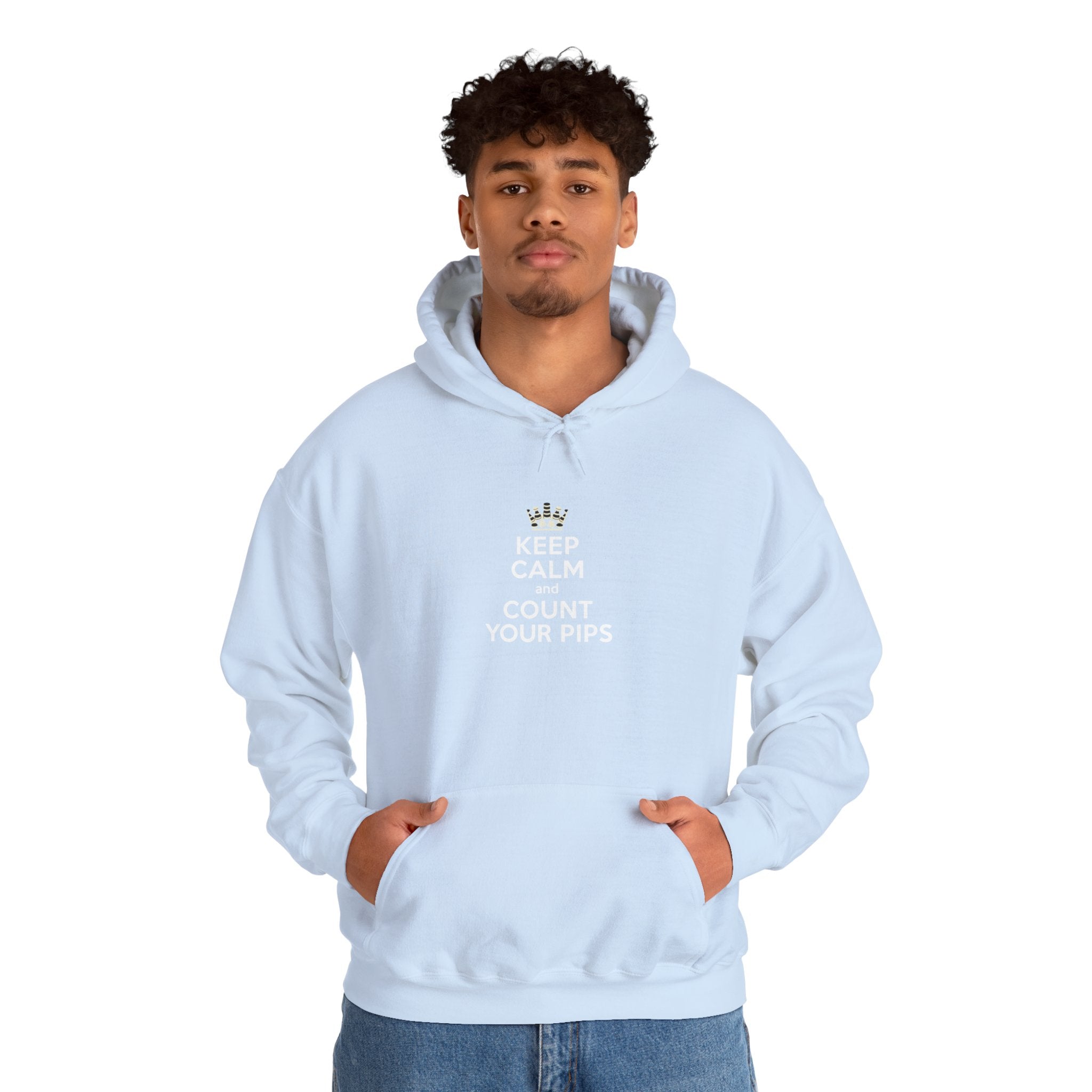 Keep Calm Count Your Pips Unisex Heavy Blend™ Hooded Sweatshirt