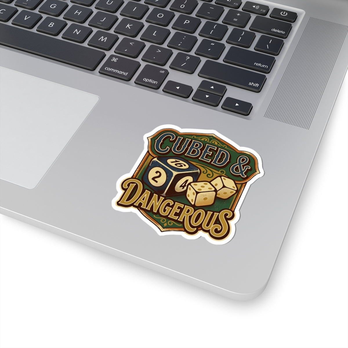 Cubed & Dangerous Kiss-Cut Sticker