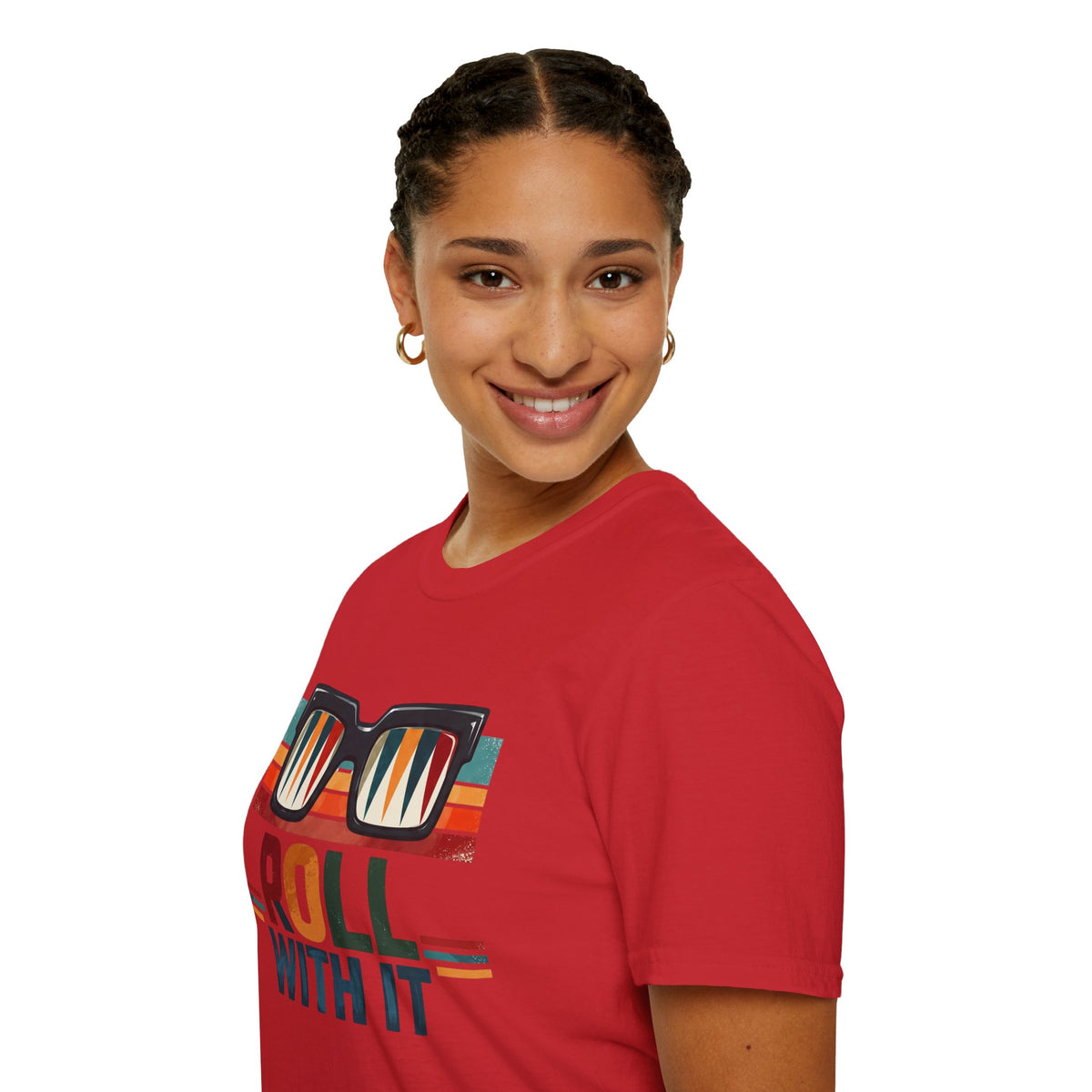 Roll with it 2 T-Shirt — Retro Summer Vibes Graphic Tee