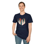 Backgammon Heart T-Shirt — "Kindness & Backgammon: Always a Good Move"