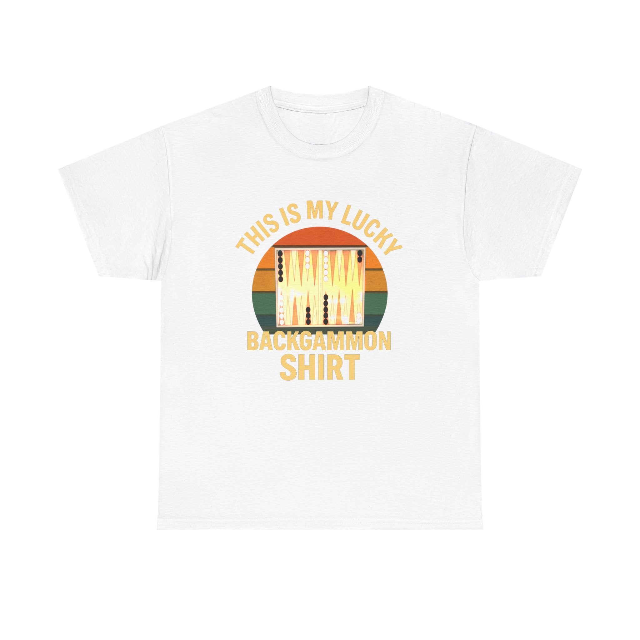This Is My Lucky Backgammon Shirt Tee — Retro Backgammon Player T-Shirt