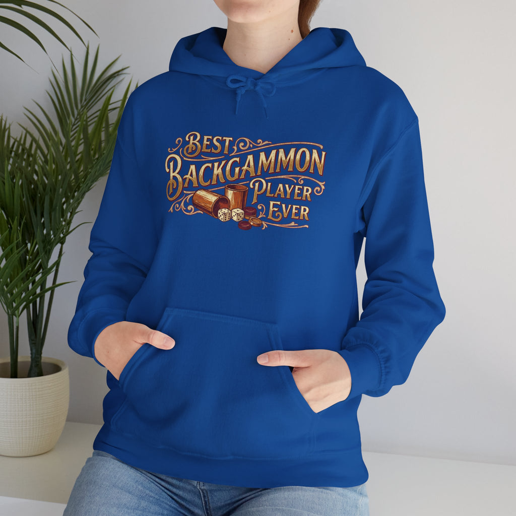 Best Backgammon Player Ever Unisex Heavy Blend™ Hooded Sweatshirt