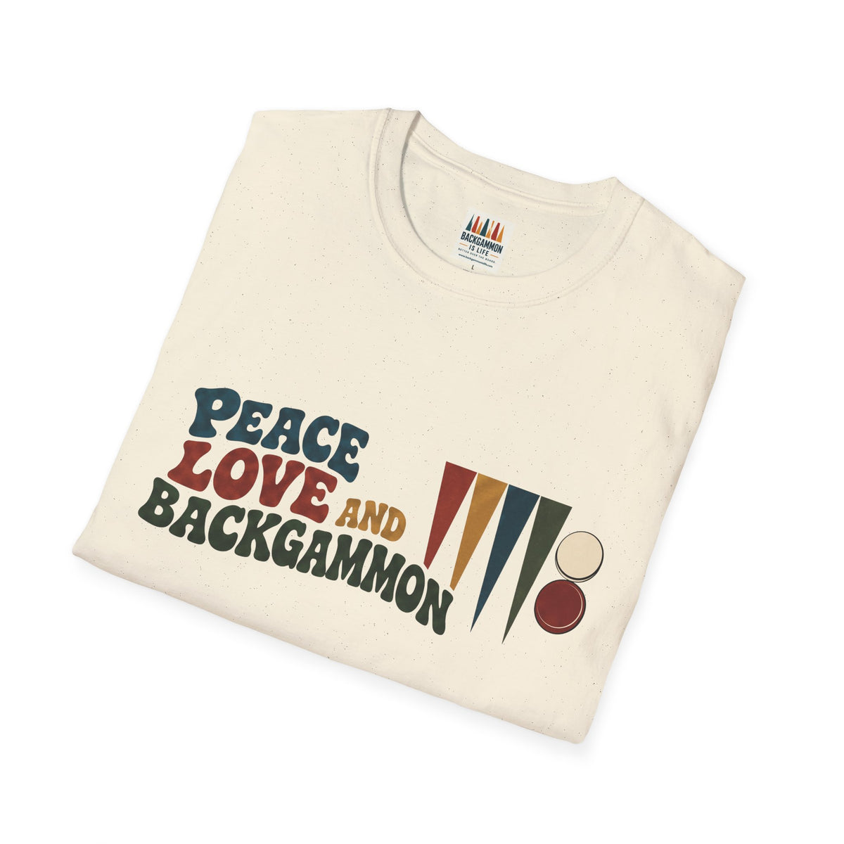 Peace, Love and Backgammon T-Shirt