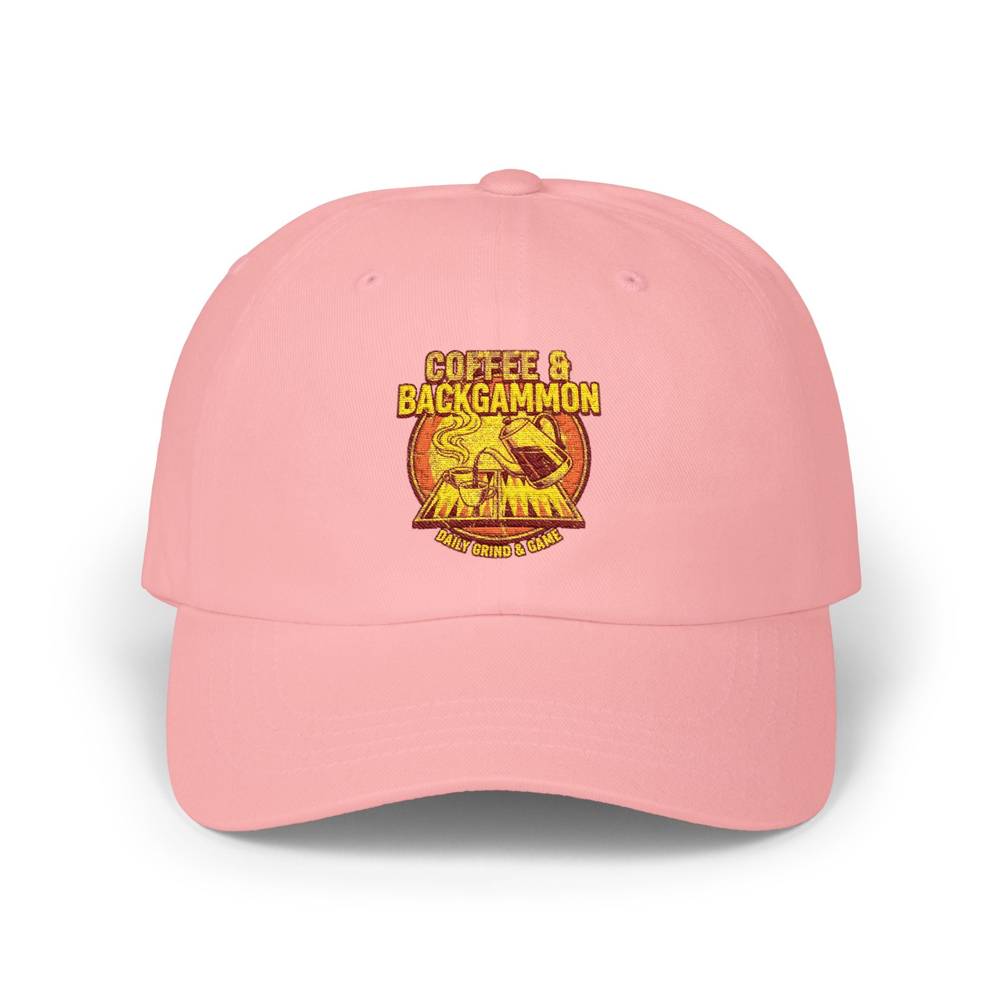 Coffee & Backgammon Cap — Vintage Logo Hat