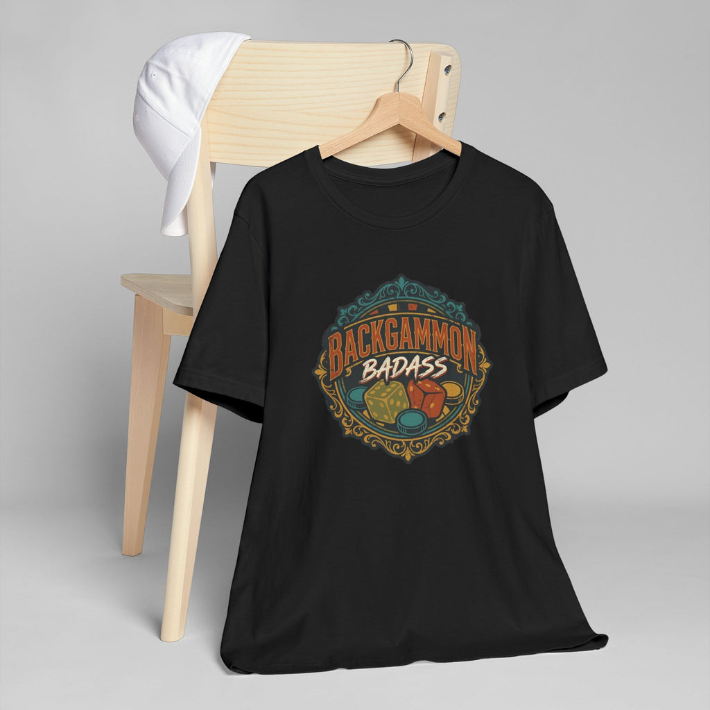 Backgammon Badass Unisex Jersey T-Shirt