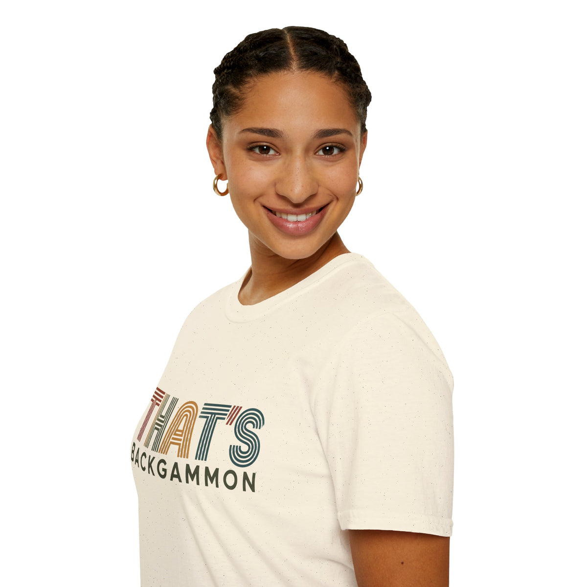 That's Backgammon 2 T-Shirt — Retro Typography Board Game Tee
