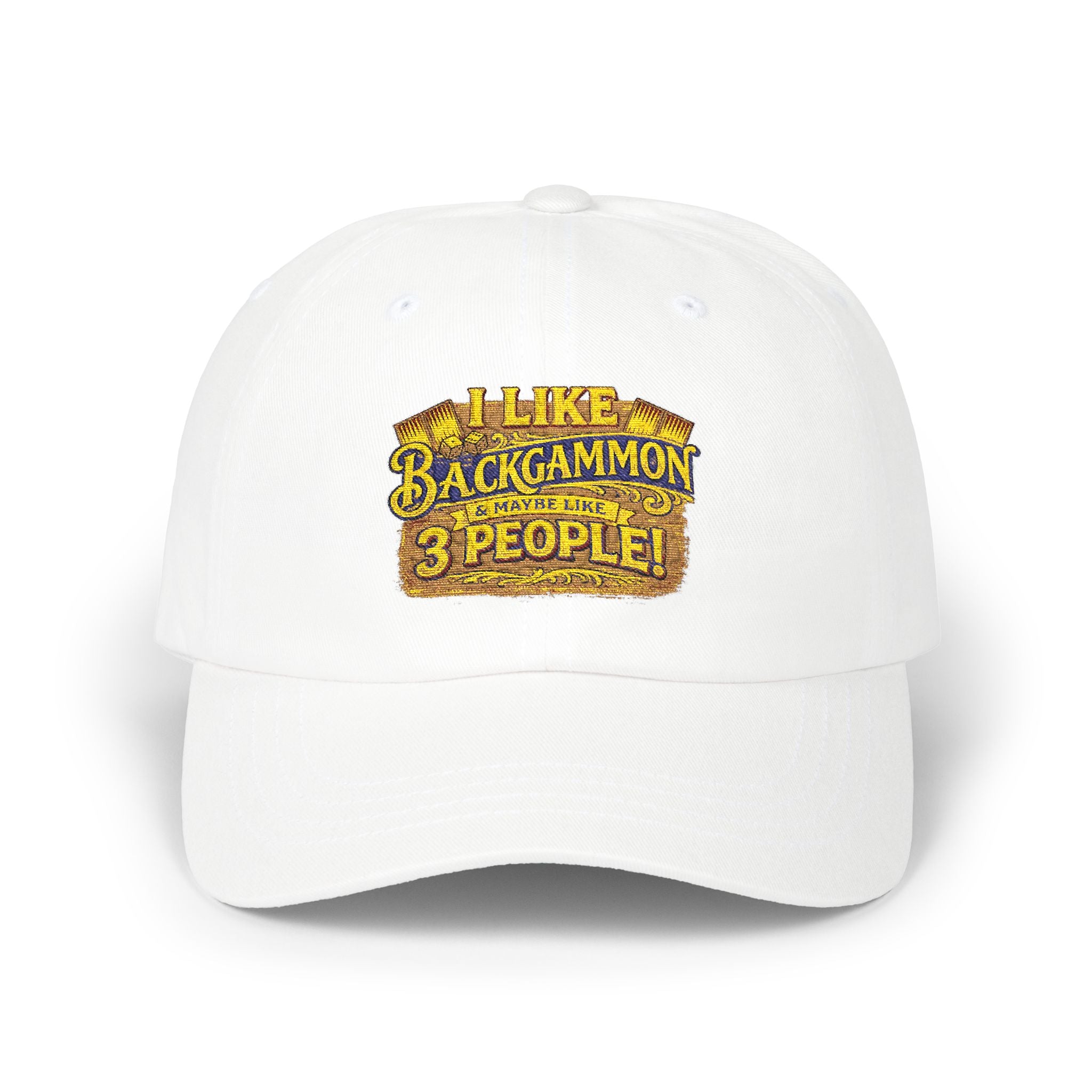I Like Backgammon & Maybe Like 3 People Dad Cap