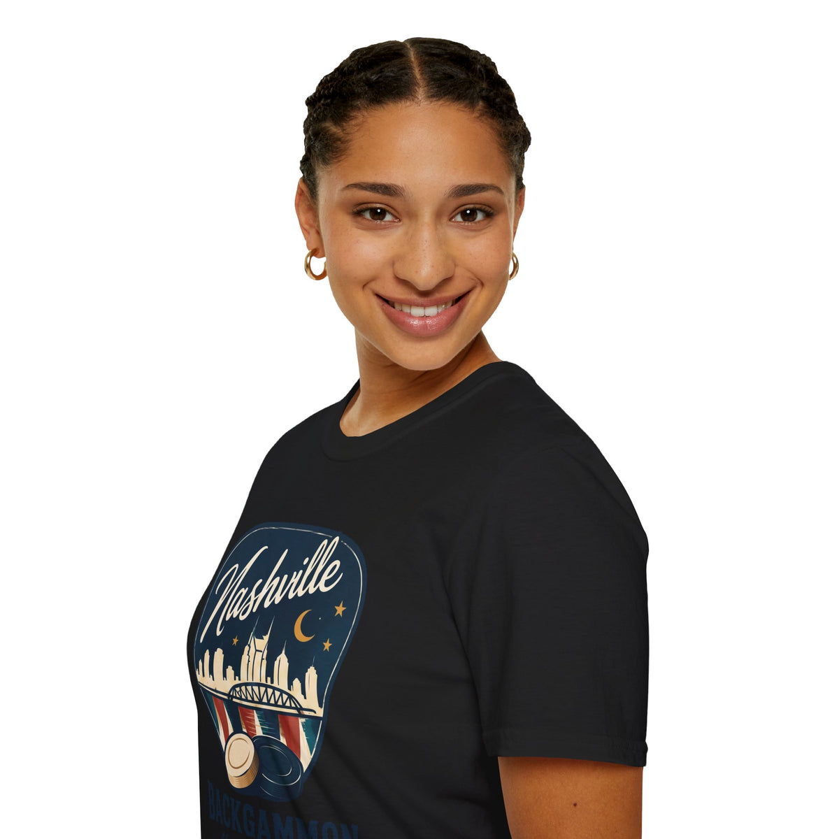 Nashville and Backgammon 2 T-Shirt — "Always a Good Idea" Vintage City Game Tee