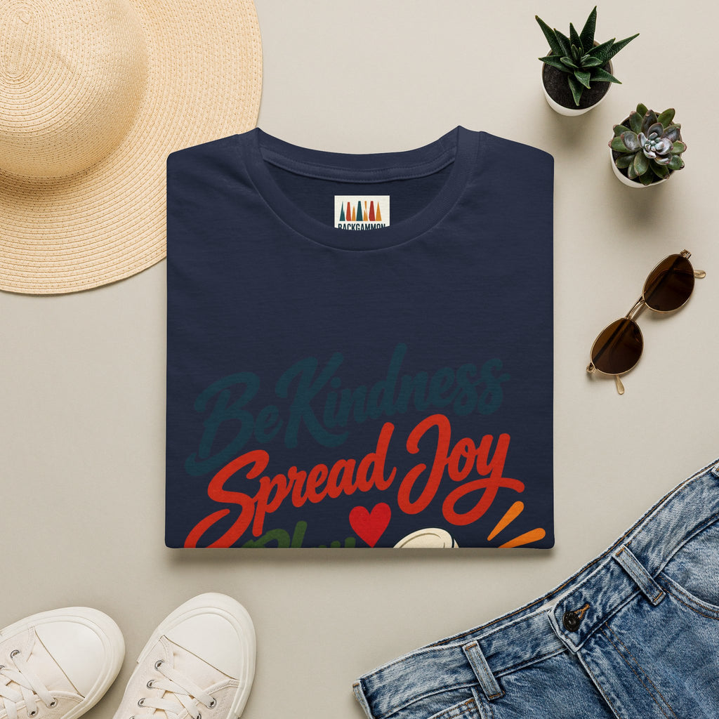 Backgammon T-Shirt — "Be Kindness Spread Joy Play Backgammon"