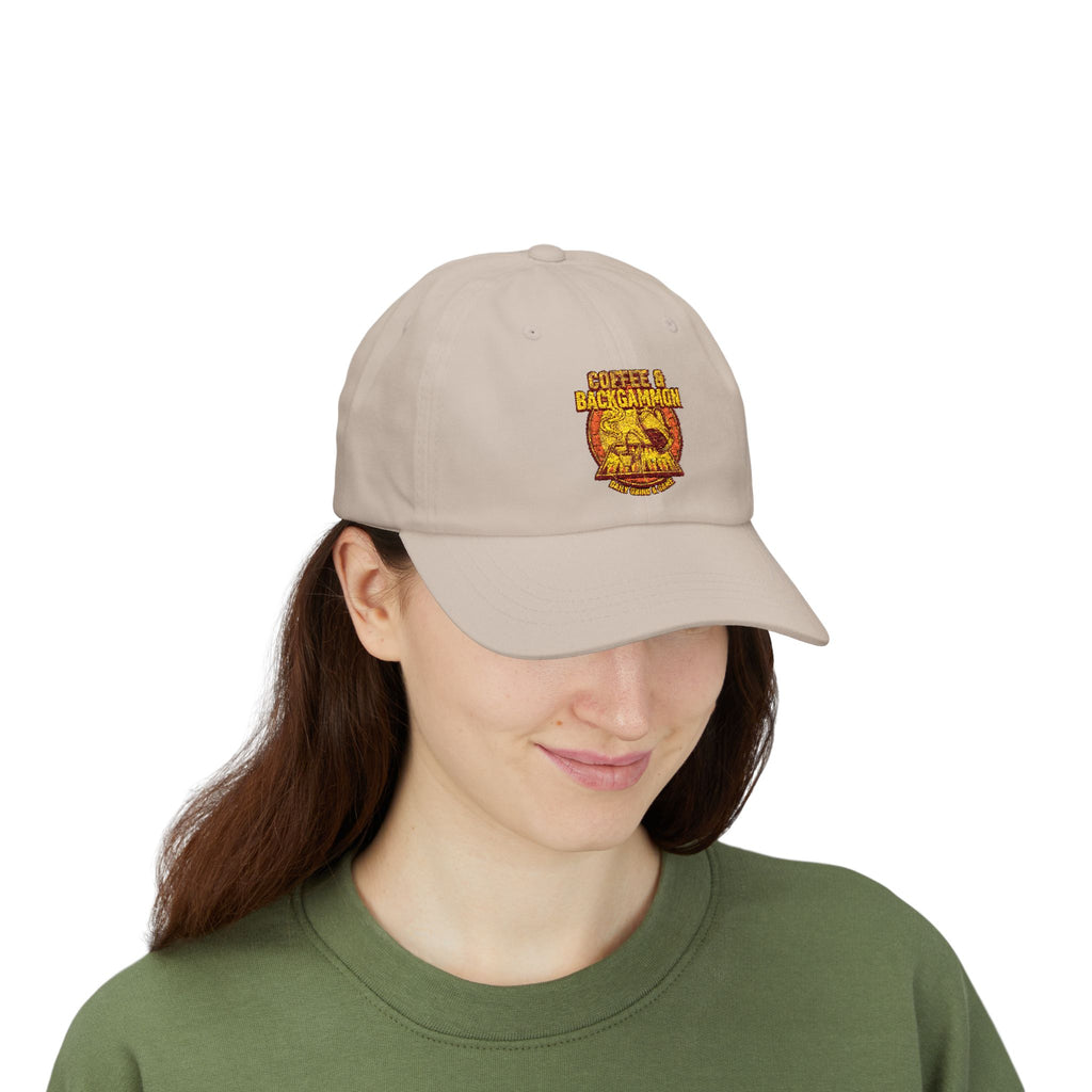 Coffee & Backgammon Cap — Vintage Logo Hat